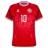 Maillot de Supporter Danemark Eriksen 10 Domicile Euro 2024 Pour Homme